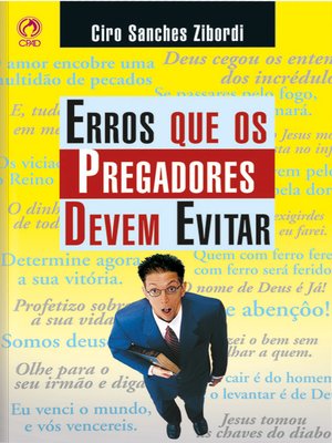 cover image of Erros que os Pregadores Devem Evitar